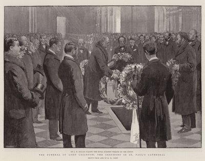 The Funeral of the Late Lord Leighton, the Ceremony in St Paul